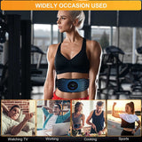 Abs Muscle Trainer Belt for Women Men,Upgrade No Need Replace Pad Abs Workout Equipment 6 Modes 15 Intensity Levels