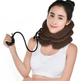 Air Inflatable Cervical Collar Neck Traction Tractor Support Massage Pillow Pain Relief Relax Health Care Neck Head Stretcher