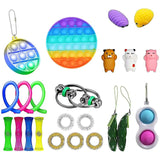 Fidget Toys Pack Anti Stress Set Kawaii Gift Toys Box Children Simple Dimple Antistress Relief Figet Toys Pakket Kit Dropship