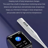 H60 Smart Watch Men Women Fitness Tracker Bluetooth Call Sleep Body Tempera Monitoring Smartwatch for Android iOS