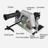 4" Portable Power Tool Accessories Electric Drill to Bearing Steel Electric Circular Saw Conversion Head Adapter Power Tool
