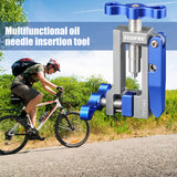 Aluminum Bicycle Needle Tool Driver Hydraulic Disc Brake Hose Cutter Connector Insert Install Multi-function Tool