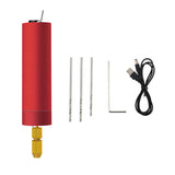 USB Multi-fonction Household Manual DIY Electric Drill Pearl Bodhi Punching Tool 0.8~1.2mm Clamping Ranges Utility Drill Tool