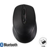 Rechargeable Wireless Bluetooth Mouse Silent 2.4G USB Dual Mode Ergonomic Gamer Mute Mouse For iPad PC Tablet Laptop Macbook