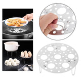 Collapsible Egg Steamer Rack Trivet Stainless Steel for Cooking