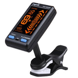 Cherub WST-650GB Professional Guitar Clip on Tuner Chromatic Digital Tuner Large Clear LCD Display for Acoustic Guitar/Bass