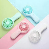 Portable Handheld Mini Air Cooler Silent Fan USB Rechargeable Small Personal Cooling Tools for Home Office Outdoor