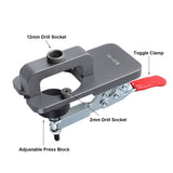 KKmoon 35mm Hinge Hole Drilling Jig Set Hinge Hole Locator Guide Kit Hinge Hole Opener Woodwooking Tools for Kitchen Cabinet