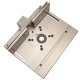 Router Table Insert Plate For Woodworking Benches Table Saw With Miter Gauge Guide Aluminium Profile Fence Sliding Brackets