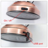 Mini Hanging Camping Lantern USB Outdoor Light Water Resistant Garden Lamp with 2 Lighting Modes for Garden Yard Camping Lantern