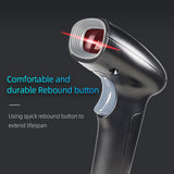 USB Barcode Scanner 1D Handheld Wired Bar Code Reader with Stand Support Paper Code Compatible with Windows Android Linux System