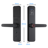 Smart Lock Core Cylinder Intelligent Security Door Lock Encryption Fingerprint Unlock With Keys IC Card Work With Smart Life App