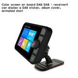 DAB Radio Receiver In Car Stereo Sound Digital Signal Broadcast Adapter Dab+ Antenna Bluetooth-compatible MP3 FM Transmitter