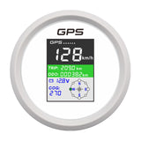 85mm GPS Speedometer Odometer Backlight Mileage Trip Counter Adjustable Head-Up Display Accessories Stainless Steel Gauges