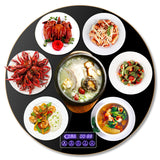Round Meal Insulation Board Household Warming Board Hot 60cm Board Heating Warming Plate Dining Table Multifunctional