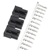 400Pcs Crimp Female Terminals Pin Plug + 50Pcs 5557 8(6+2)P ATX EPS PCI-E Connectors