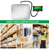 Electronic Postal Scale 440 Lbs 0.05kg Stainless Steel Digital Scale PS21 with LCD Backlight Display Shipping Scales
