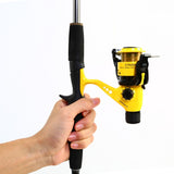 1.8M/2.1M Spinning Fishing Rod Glass Fiber Power Hand Fishing Pole Detachable 3 Section Casting Rod Spinning Fishing Accessories
