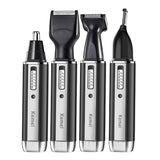Kemei rechargeable electric all in one hair trimmer for men grooming kit beard trimer facial eyebrow trimmer nose ear shaver