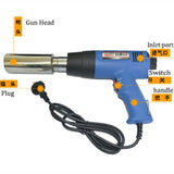 Manual Heat Shrink Cap Gun 220v Multifunctional High And Low Gear Heat Gun Wine Beer Brewing Equipment Gift 20pcs Shrink Cap