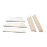 Guitar Inlay Material,9Pcs White Pearl Guitar Pickguard Blank Sheet DIY Inlay Material for Guitar Replacement Parts