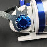 Fishing Reels for Slingshot Shooting Speed Ratio 3.6:1 BL35 Fishing Wheel Fish Dart Closed Metal Coil Outdoor Hunting