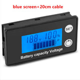 8-100V Auto Car Motorcycle Lead-acid Lithium Battery Capacity Voltage Tester Percentage Meter Car Battery Detector Tester