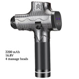 Massage Gun Muscle Relaxation Deep Tissue Massager Fitness Equipment Sport TherapyNoise Reduction Design With LCD Display
