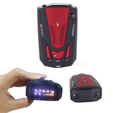 Car Radar Detector English Russian Auto 360 Degree Vehicle V7 Speed Voice Alert Alarm Warning 16 Band LED Display