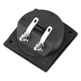 Speakers Terminal Box Push Spring Type 2 Binding Post Cable Connector 3.8MM Thicken Base Plate Acoustic Components