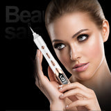 German Small White Spot Mole Pen Beauty Instrument Pen Miniature Spot Scanning Pen Tattoo Beauty Instrument Nine Gears With Blue