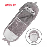 Sleeping Bag Sleep Sack Animal Plush Pillow Boy girl Shark Blanket Kids Sleep Bag For Napper Boys Girls Birthday Gifts