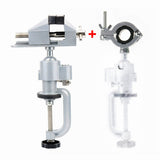 2 In 1 Table Vise Bench Clamp 360 Clamp Table Grinder Holder Drill Dremel for Rotary Tool Craft Model Tools Metal Working Tool