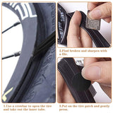 Dropship-Bike Tire Repair Kit,Glueless Bike Tire Patch Puncture Repair Kit,Tire Levers Portable Case For Mountain Road Bike