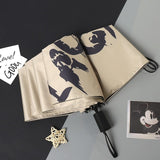 High Quality Automatic Umbrella Rain Women Three-folding Umbrella Men Windproof Sun UV Umbrella Female Waterproof Parasol