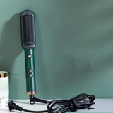 Multifunctional Professional Hair Straightener Tourmaline Ceramic Hair Curler Brush Hair Comb Straighteners Curling Hair Iron