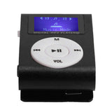 Portable Mini MP3 Music Player Lightweight Sports Back-Clip LCD Screen MP3 Support Memory Card MP3 Player