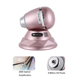 Professional Wireless 200X Intelligent Dermal Detector for Hair Follicle Testing Facial Skin Detector Analysis Magnifier