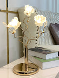 European luxury crystal table lamp bedroom bedside living room modern led table lamp chandelier lighting restaurant golden