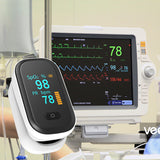 OLED Finger Oximeter Blood Oxygen Portable Finger Pulse Oximeter  Spo2 Pulse Oximeter Saturation Meter Heart Rate Monitor