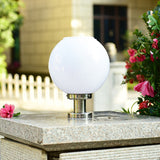 Solar Garden Light Solar Lawn Light LED Courtyard Light Garden Lighting Landscape Round Solar Column Headlight