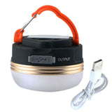 3W Mini Portable Camping Light LED USB Rechargeable Camping Lantern Outdoor Emergency Hiking Night Hanging Tent Lamp