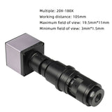 Full HD 1080P 60FPS HiSilicon 3516A Sensor Industrial Electronic Video Microscope HDMI-compatible Magnifier for Welding Repair