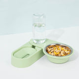 Automatic Pet Feeder Water Dispenser 2 In 1 Rotatable Drinking Food Bowl for Cat Dog  Dogs Feeder Container Dish Fuente De Agua