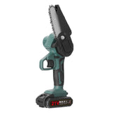 21V Electric Pruning Saw Rechargeable Small Wood Spliting Chainsaw One-handed Woodworking Tool for Garden Orchard Branch Clip