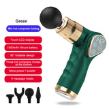 2021 NEW Hot Compress Folding Massage Gun LCD Display Muscle Neck Electric Massager for Body Relaxation Pain Relief Pain Therapy