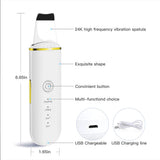 Ultrasonic Skin Scrubber Skin Spatula Blackhead Remover Pore Cleaner with 4 Modes Skin Care Tools for Facial Deep Cleaning