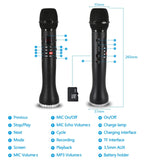 Professional Karaoke Microphone Wireless Speaker Portable Bluetooth Microphone For Phone Iphone Handheld Condenser Mic