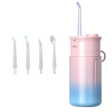 Retractable Oral Irrigator Dental Water Jet Tools USB 200ML Waterproof 3 Modes 4 Nozzles Mouth Washing Machine Teeth Whitening