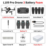 L109 PRO GPS Drone 5G WIFI 800M FPV With 4K HD Camera 2-A& xis  Anti-shake Selfstabilizing Gimbal Brushless RC Drones Quadcopter